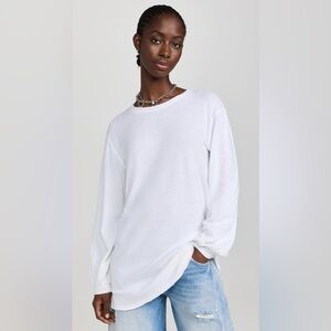 Free People - NWT We The Free Soul Song Long Sleeve Oversized  Blouse Size Small